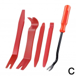 Automatinio i&scaron;montavimo įrankių rinkinys Plastikinis komplektas Automobilio durelių apkabos apdailos montuotojas Prietaiso remontas Radijo rinkinio nuėmimas Konvertavimo garso skydelis P Z5B6 raudona