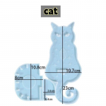 1 vnt. &bdquo;Pasidaryk pats&ldquo; lipnus la&scaron;inamasis 3 stilių pakabinamas silikono formos namų dekoravimas cat