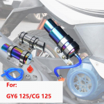 1 komplektas motociklo alyvos au&scaron;intuvo radiatoriaus modifikuotos dalys, suderinamos su Rsz Gy6 125 (alyvos vamzdžio jungties spalva 100 Models