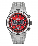 Festina Chrono Bike Chronografas Nerūdijančio plieno Raudonas ciferblatas Kvarcinis F20670-5 100M Vyri&scaron;kas laikrodis raudona