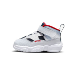 Air Jordan Jumpman Two Trey TD Balti Vidurnakčio Mėlyni Kūdikių Sportbačiai Universitetinė Raudona Grynasis Platino DQ8433-101 22
