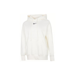 Nike Kengūros ki&scaron;enė Logotipo spaudas Moteri&scaron;kas džemperis su gobtuvu Baltas DQ5861-133 M