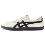 Onitsuka Tiger Tokuten Balti Juodi Auksiniai Unisex Sportbačiai 1183B938-100 40