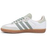 Adidas Samba OG Balti Sidabriniai Žali Moteri&scaron;ki Kedai Debesėlio Baltumo Moliūgų Violetumo ID0492 39⅓
