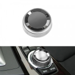 1&times; Automobilio multimedijos mygtuko rankenėlės apdailos dangtelis BMW F20 F30 F11 F12 F01 F25 F26 NBT