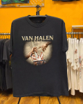 Van Halen Van Halen Rokas Grupė Klasikinis Retro Stilius Hiphop Madingi Mar&scaron;kinėliai Gangsteris Vasara Nauji Vyri&scaron;ki ir Moteri&scaron;ki Gatvės Drabužiai 4XL