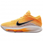 Nike Air Zoom GT Hustle 3 Patogūs Universalūs Neslystantys Patvarūs Žemi Krep&scaron;inio Batai Vyri&scaron;ki sportbačiai Oranžinės Pilkos FV5952-800 42