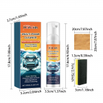 Daugiafunkcis putų valiklis automobilių salonui, plastikui, odai, sofoms, dėmių &scaron;alinimo valymo pur&scaron;kiklis, skirtas namams, automobilių salonui plauti ir prižiūrėti