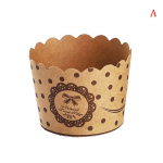 50 vnt Cupcake Popieriniai puodeliai Įvyniojamas pyragas Formos Blynai Cupcake Įdėklai Kepimo puodelis