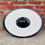 60,96 cm Viduramžių vikingų &scaron;arvai skydas Visi&scaron;kai funkcionalus dizainerio baltas skydas Geriausia dovana