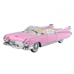 1/24 Cadillac Eldorado Biarritz Series 62 Lydinio Sportinio Automobilio Modelis Metalinis Liejimo Formomis Klasikinės Retro Transporto Priemonės Automobilio Modelis Garsas &Scaron;viesa Vaikų Žaislas Dovana rožinė