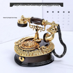 Yi Zhi Lin Retro Europos sukamas ciferblato telefono muzikinė dėžutė - Vintažinė namų dekoracija, eksponatas