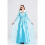 Helovino kostiumas cosplay anime Anna Elsa princesės suknelė suaugusiųjų suknelė suknelė cosplay kostiumas S