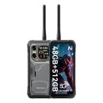 Blackview XPLORE 1 Racija 5G AI Lauko I&scaron;manusis Telefonas 48GB+512GB Mobilusis NFC 16+512 juoda
