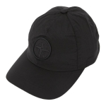 Stone Island logotipas Nailoninė beisbolo kepuraitė Vyri&scaron;kos kepurės Juoda L1S1591000-11S0076-V0029 L