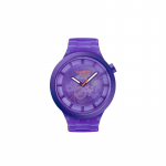 Swatch Vyri&scaron;kas 47mm violetinis laikrodis SB05V103 SB05V103 Purple