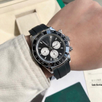Lao Jia Di Na Vyrų &Scaron;viečiantis Vandens Dvasia Trys Akys &Scaron;e&scaron;i Ratai Automatinis Mechaninis Chronografo Laikrodis