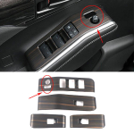Toyota Highlander XU70 2024 Interjero aksesuaras Automobilio porankis Langų stiklų pakėlimo jungiklio mygtuko apdailos rėmelis Dekoratyvinis dangtelis Lipdukas gray