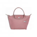 Longchamp Le Pliage Club Trumpa rankena Sulankstoma Nailono ir Odinė Pirkinių krep&scaron;ys Moteri&scaron;ki pirkinių krep&scaron;iai Džiovintos rožės 1623619P13 Basic Set (Bag)