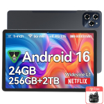 BESTTAB W90 11 colių plan&scaron;etė Android 15 ,24 GB RAM 256 GB atmintis(2 TB TF),Didelis plačiajuostis ekranas L1, a&scaron;tuonių branduolių T615, 8000 mAh, 5G WiFi, 4G LET, 18W With 1*AIRBUDS 15