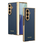 Dėklas Samsung Galaxy Z Fold 7 6 5 4 3 Odinė Plok&scaron;telė Apsauginis Galinis Dangtelis Dėklas Samsung Z Fold7 Telefono Korpusui Galaxy Z Fold7 beige