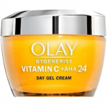 Olay Gelinis kremas nuo dėmių su Vitaminu C + AHA24, su vitaminu C, AHA ir niacinamidu &scaron;vytinčiai ir lygaus atspalvio odai, 50 ml