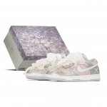 Nike Dunk Blizgančios Galaktikos Žemi Batai Riedlentėms Moteri&scaron;ki Rožiniai Sidabriniai DD1873-113(TeamA-S-BOX) 40