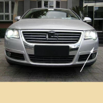 Automobilio priekinio buferio žibintų plovimo dangtelis VW PASSAT B6 2007 2008 2009 2010 2011 Silver Right white