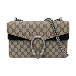 [Naudotas] Dionysus Tigro Galvos Sagtis Logotipo Grandinėlė Drobės Odos Pečių Crossbody Krep&scaron;ys - Geras #V60YZN ONE SIZE gray
