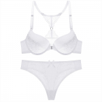 Artdewred Sexy Push Up liemenėlė ir kelnaitės, priekyje užsidaro, besiūliai apatinių komplektai, skirti moters grožiui 38B