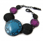 NOA [G5532] - Bracelet Cr&eacute;ateur 'Princesse Pop' bleu violet mėlyna