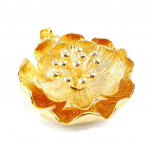 Les Tr&eacute;sors De Lily [G7623] - Pendentif Plaqu&eacute; Or 'Flora Voluptuosa' dor&eacute; - 3 cm