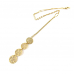 Les Tr&eacute;sors De Lily [N8202] - Collier Cr&eacute;ateur 'Carmen' dor&eacute; auksas