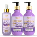 Ribotas pasiūlymas!! WOW Skin Science Rice Water & Lavender Ultimate plaukų priežiūros rinkinys