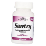 Multivitaminai moterims, Sentry Women Multivitamin & Multimineral, 21st Century 120 tabl. (36440096) 120tab