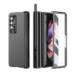 Apsauginis nuo kritimo stiklo plėvelės apsauginis dėklas, skirtas Samsung Galaxy Z Fold 4 5g Fold4 Fold3 Fold 3 S Ra&scaron;iklio laikiklis Madingas telefono dangtelis