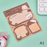 Kawaii animacinis filmas Bra&scaron;kių triu&scaron;is Bear Lipnieji užra&scaron;ai Atmintinės Mielas žinutė N kartų