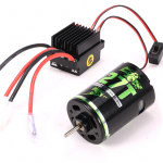 540 &scaron;epečiu varomas RC vik&scaron;rinis variklis 27T ir 60A ESC RC automobilio ESC &scaron;lifuotas elektrinis greičio reguliatorius