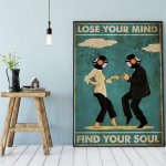 Prarask protą Rask sielą Įkvepianti citata Menas Retro plakatų atspaudai Abstraktus merginų drobės paveikslas Vintažinis namų sienų dekoras 40x50cm no frame