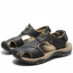 Vyri&scaron;ki sandalai Odiniai Vyri&scaron;ki paplūdimio romėni&scaron;ki sandalai Vyri&scaron;ki laisvalaikio batai &Scaron;lepetės Vyri&scaron;ki sportiniai paplūdimio batai