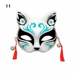 1 vnt vakarėlio pusės veido maskaradas Sakura Cosplay kostiumas kačių kaukė Festivalio lapės sakurų kaukė japoni&scaron;ka