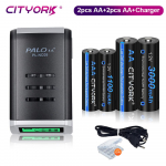 CITYORK 1.2V AA Rechargeable Battery 1.2V AAA NI-MH Rechargeable Batteries 1.2V 2A 3A Batteries For Microphone Clocks Toys
