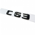Automobilio tiuningas C klasei W204 W205 C63 C63S raidžių logotipas 3D ABS lipdukas Automobilio galinės bagažinės emblema pavadinimo lentelės lipdukai C63