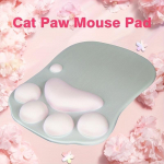 Mielas Cat Claw pelės kilimėlis su rie&scaron;o atrama &ndash; mink&scaron;tas, tikslus sekimas ir spragtelėjimas maksimaliam patogumui!