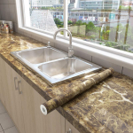 60 cm * 1M / 3M / 5M / virtuvės lipdukas, atsparus vandeniui, atsparus aliejui, atsparus ugniai, sutir&scaron;tinto marmuro tapetai, atsparus drėgmei, lipnus sienos lipdukas 60cm*3m