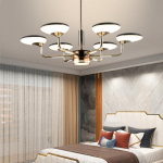 &bdquo;Chandelier Living Room Lamp&ldquo; &Scaron;iuolaikinė ir paprasta namų pagrindinė lempa 6 headlights