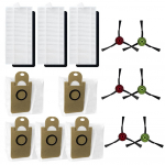 &Scaron;oniniai &scaron;epečiai, filtrai, dulkių mai&scaron;eliai, skirti Aonus I8 roboto dulkių siurblio priedams