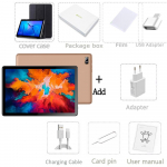 BDF G15 10,1' 8GB + 256GB Android12 plan&scaron;etinis kompiuteris 3G/4G LTE/5G / WIFI Standard add cove case auksas