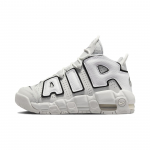 Nike &bdquo;Air More Uptempo GS Photon Dust Black&ldquo; vaiki&scaron;ki sportbačiai balti metaliniai-sidabriniai FD0022-001 35.5 white