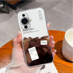 Skirta Huawei Nova 10 11 Pro 2 3 4 5 6 7 8 9 Y70 Y90 telefono dėklas Mielas smūgiams atsparus ekrano apsauginis dėklas, skaidrus mink&scaron;tas silikoninis TPU dangtelis, skirtas Huawei buferiui Huawei Nova 10 4G